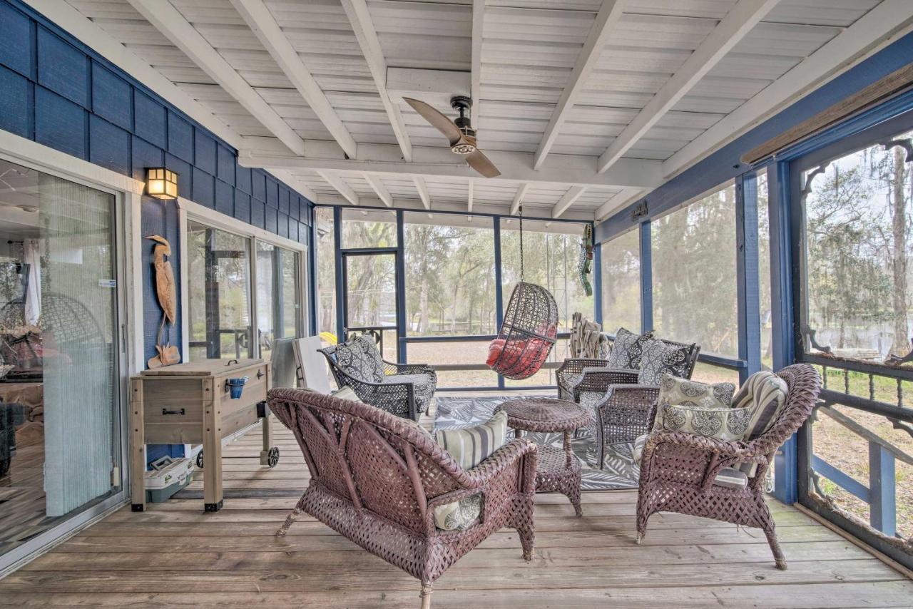 Unplugged Withlacoochee Riverfront Retreat! Bushnell Buitenkant foto