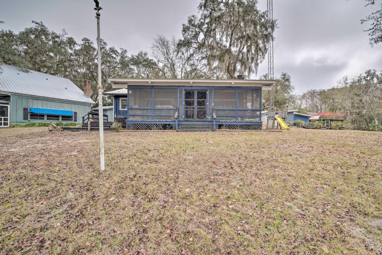 Unplugged Withlacoochee Riverfront Retreat! Bushnell Buitenkant foto